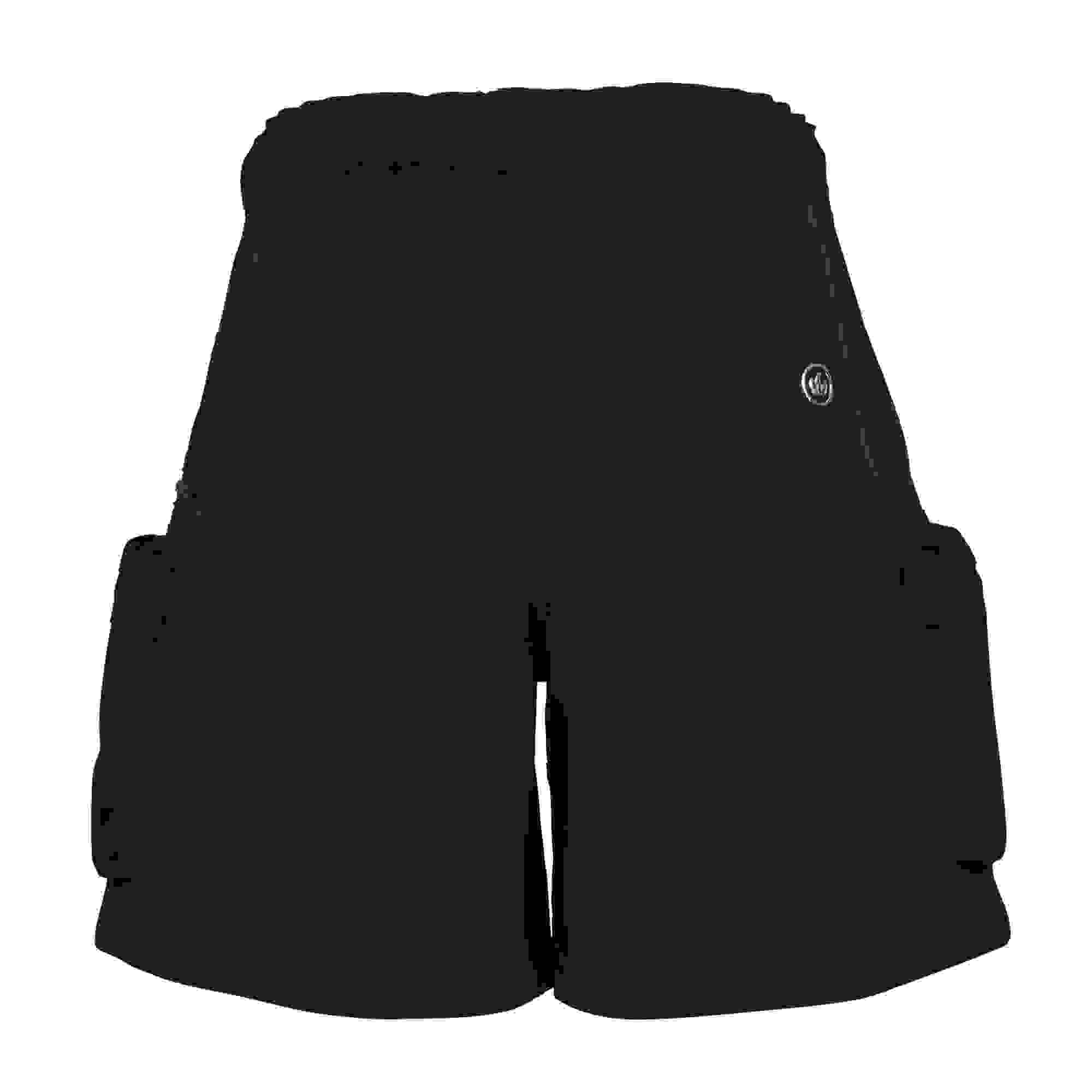 Smoke Rise Nylon Big Boys' Black Shorts